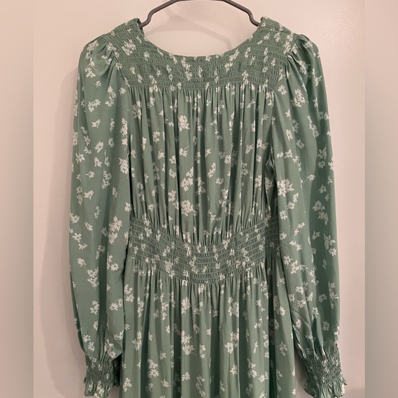 & OTHER STORIES Pleated Smock Midi Dress size 6 NWT - Picture 12 of 15